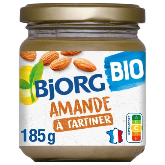 Pâte à tartiner aux amandes bio