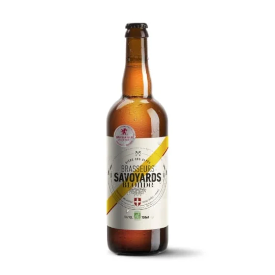 Bière bio blonde des Alpes
