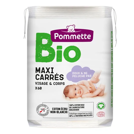 Maxi carrés BIO visage & corps