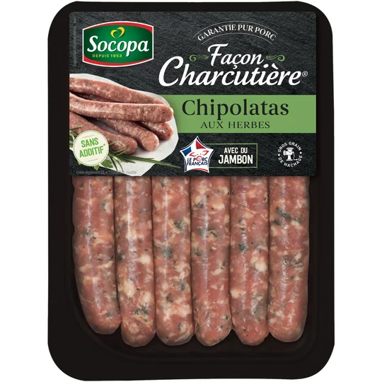 Chipolatas aux herbes x6