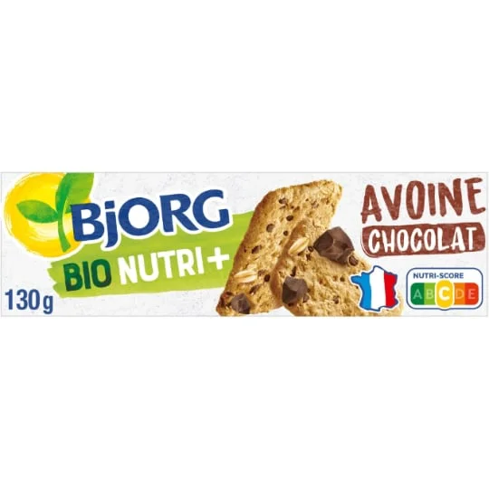 Biscuits avoine pépites de chocolat