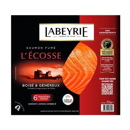 Saumon fumé l'Ecosse