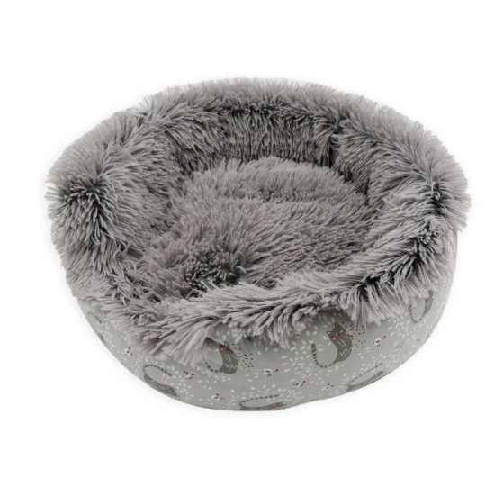 Corbeille pour chat en fourrure 45cm