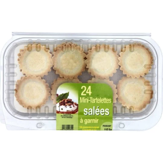 Mini-tartelettes salées à garnir