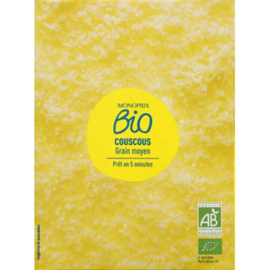Couscous grain moyen bio