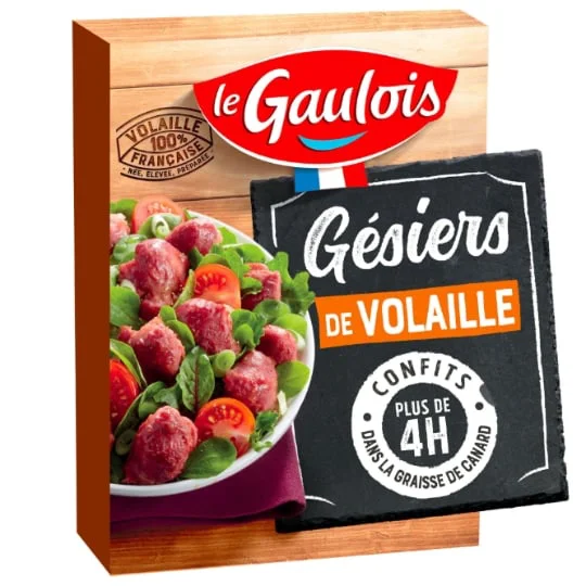 Gésiers de volaille confits