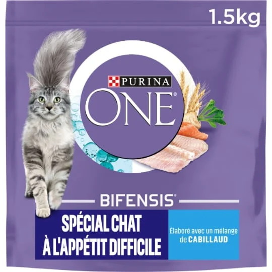 Croquettes pour chat difficile au Cabillaud et à la Truite