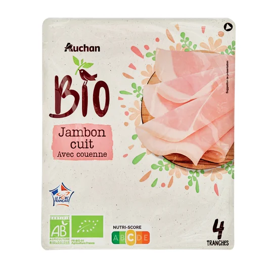 Jambon supérieur avec couenne