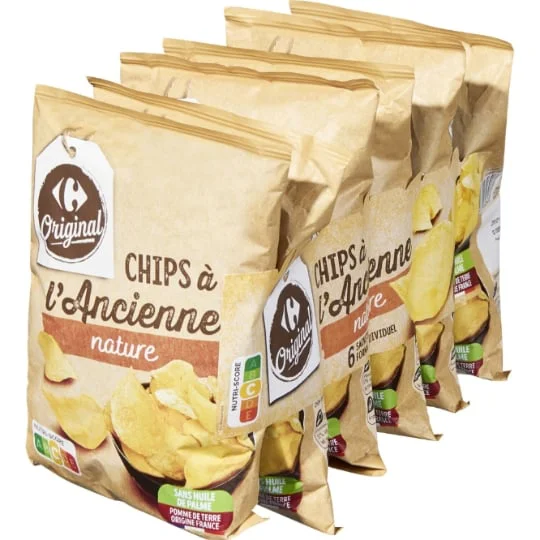 Chips à l'ancienne nature