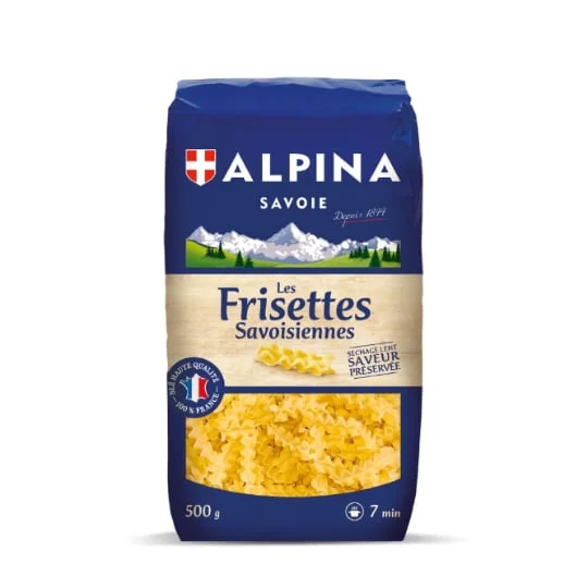 Pâtes les frisettes savoisiennes