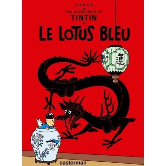 BD Les Aventures de Tintin Tome 05 - Le Lotus bleu