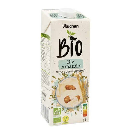Boisson riz amande