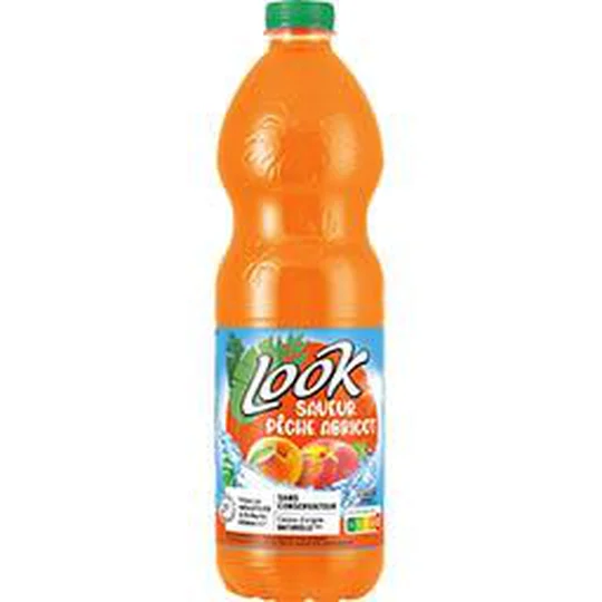 Boisson saveur pêche abricot