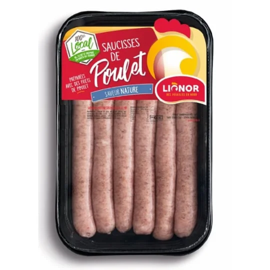 Saucisses filet de poulet