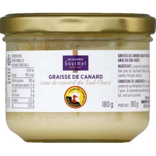 Graisse de canard