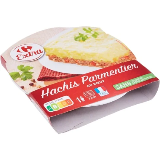 Plat cuisiné hachis parmentier boeuf