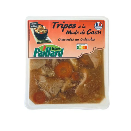 Tripes Paillard Tripes Barquette À La Mode De Caen