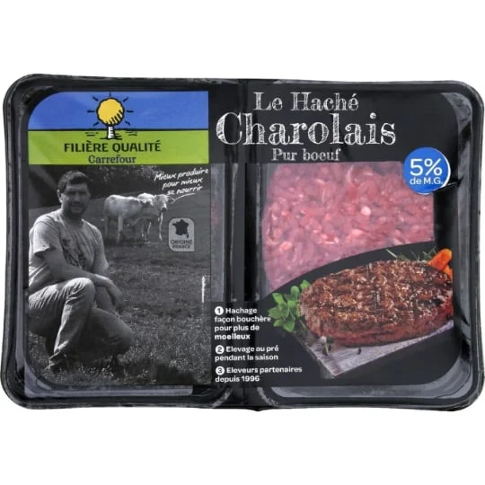 Steaks hachés pur boeuf 5% MG