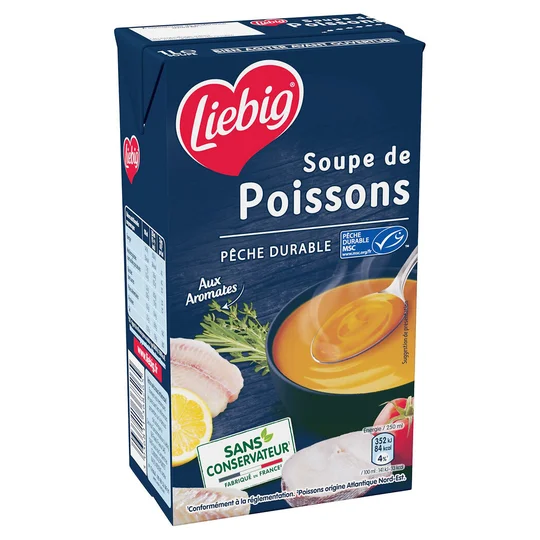 Soupe liquide Poissons - Brique