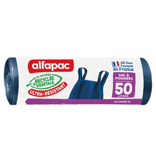 Sac poubelle Poignée X10