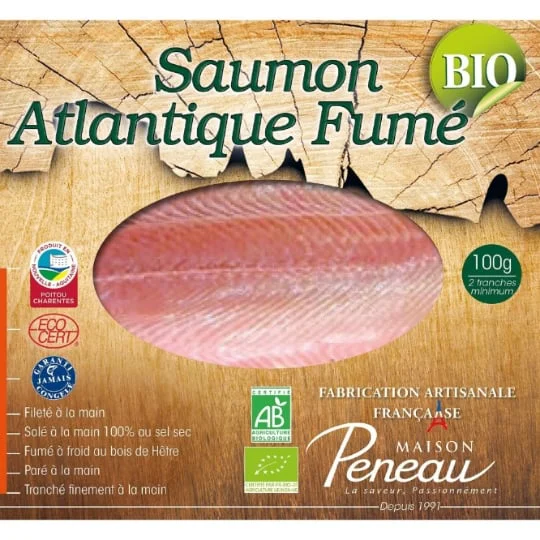 Saumon fumé Atlantique Bio