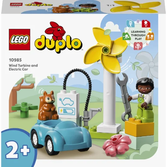 DUPLO L’Éolienne et la Voiture Électrique 10985