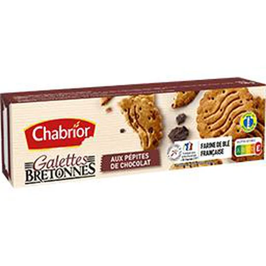 Galettes bretonnes aux pépites de chocolat