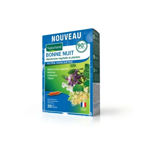 Complément Alimentaire Bonne Nuit Mélatonine Végétale Et Plantes