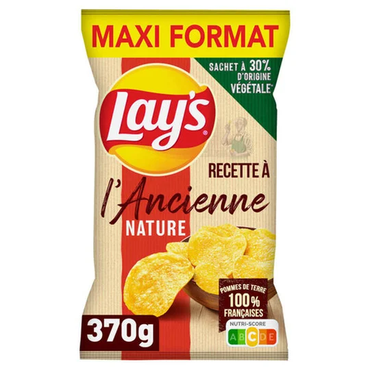 Chips Recette à l'ancienne nature maxi format