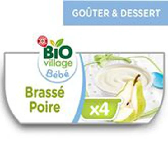 Dessert lacté Poire brassé 6-9mois