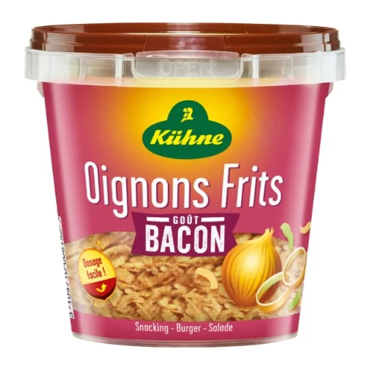 Oignons frits gout bacon