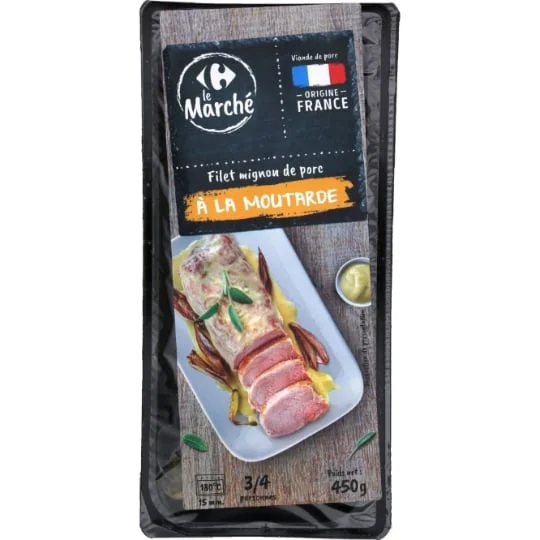 Filet mignon de porc moutarde