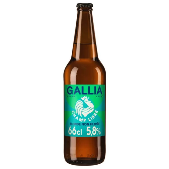 Bière blonde non filtrée