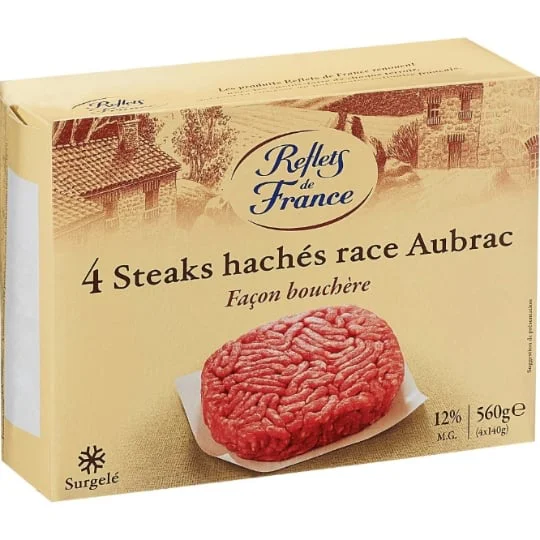 Steak haché race Aubrac façon bouchère