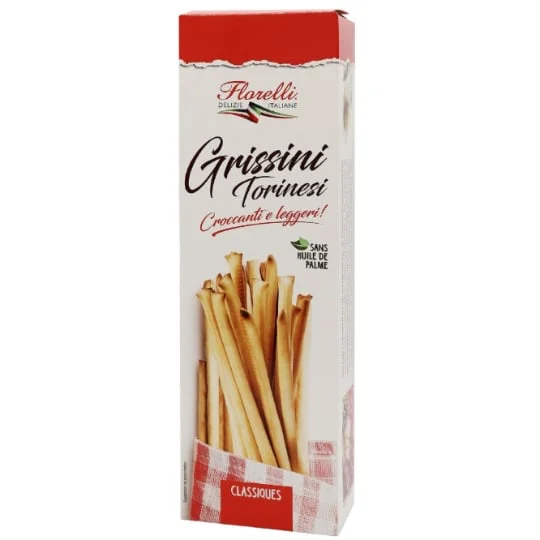 Gressins torinese craquantes et légères