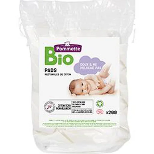 Pads en coton visage & corps BIO
