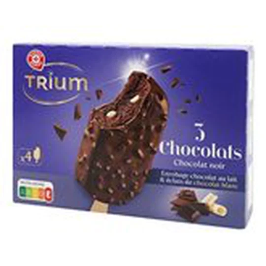 Bâtonnets Trois chocolats x4