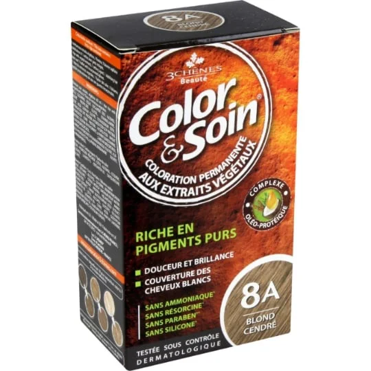 Coloration Blond Cendré 8A