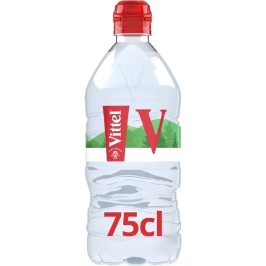 Eau minérale naturelle, bouchon sport