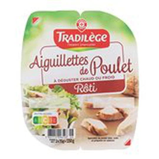 Aiguillettes de poulet rôti