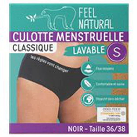 Culotte Menstruelle noire - T36/38