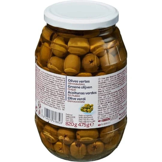 Olives vertes dénoyautées