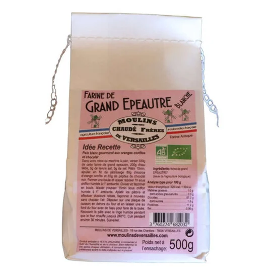 Farine de Grand Epeautre Blanche Biologique