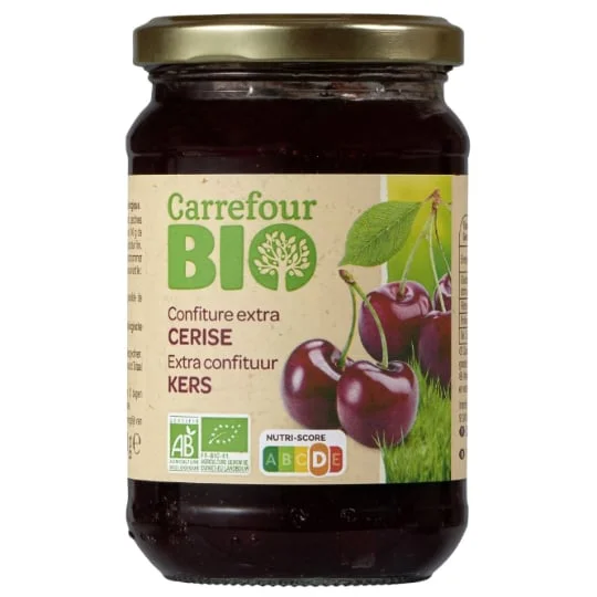 Confiture bio cerise