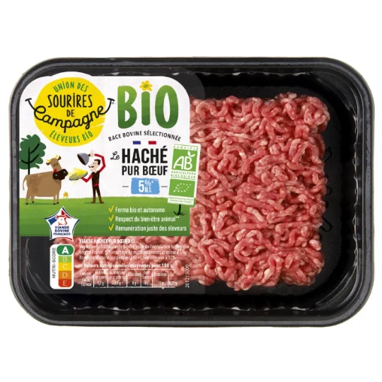 Haché 5% Bio
