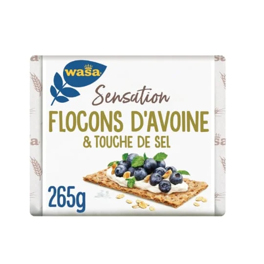 Tartines croustillantes Sensation aux flocons d'avoine et touche de sel