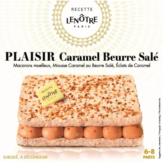 Dessert glacé Plaisir au caramel beurre salé