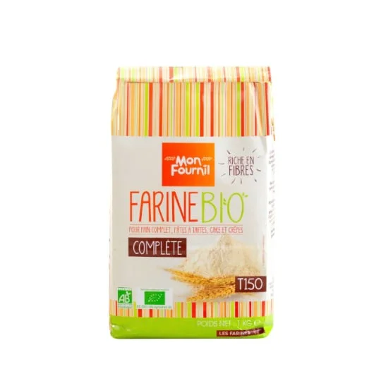 Farine de blé complet T150 Bio
