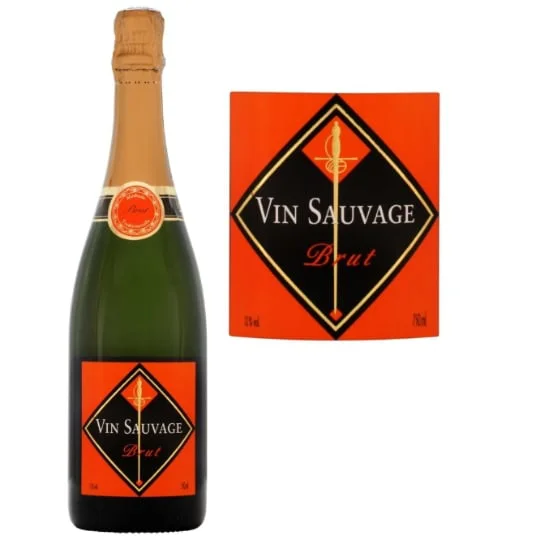 Vin pétillant vin Sauvage brut