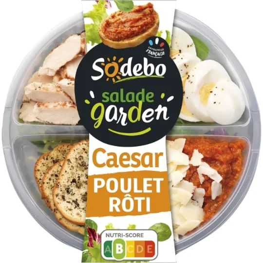 Salade garden poulet caesar